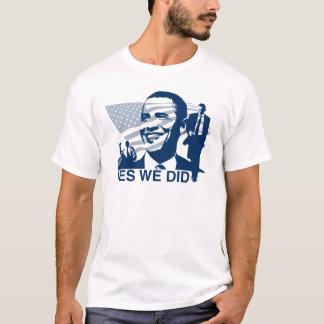Camiseta Inauguração de Obama sim nós fizemos