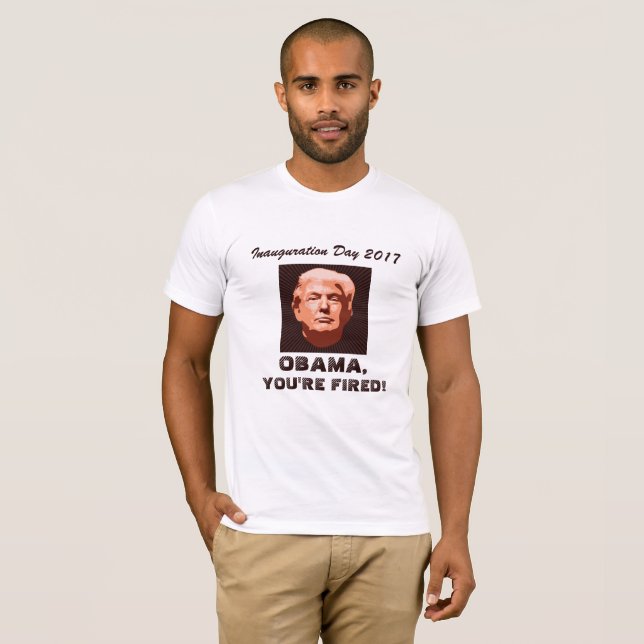 Camiseta Inauguração de Trump 2017 (Frente Completa)