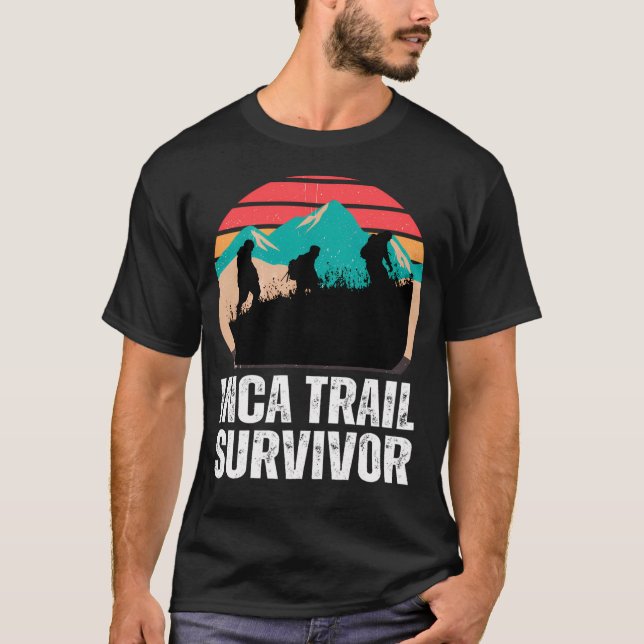 Camiseta Inca Trail Survivaz Montanhas Peruanas (Frente)