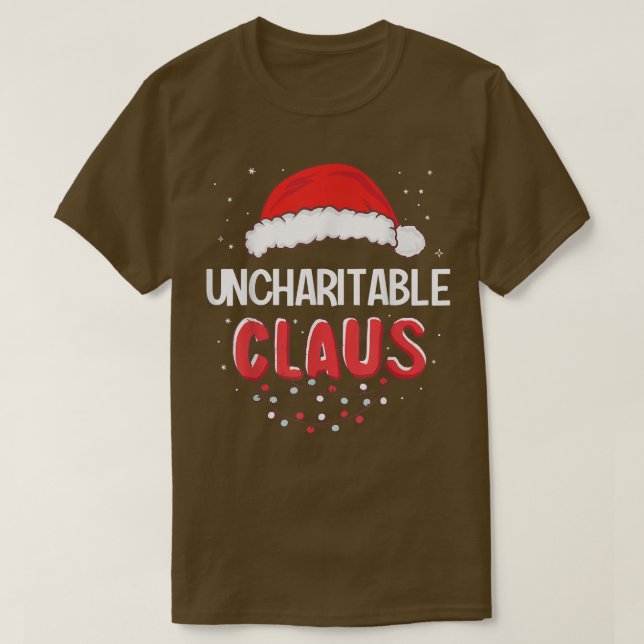 Camiseta Incaridável Confronto de Natal com Papai Noel (Frente do Design)