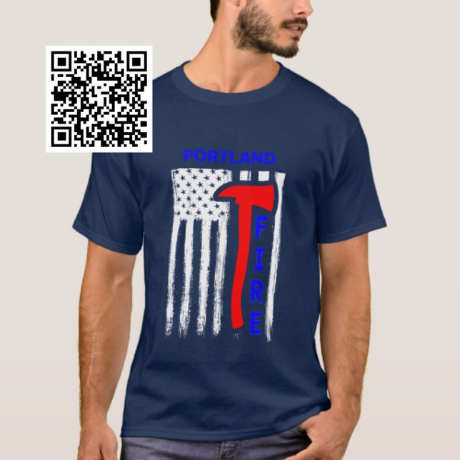 Camiseta Incêndio em Portland (Criador carregado)