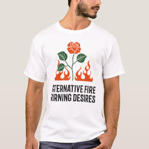 Camiseta Incêndio no alternativo, incêndios anseiam Alterna