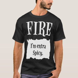 Camiseta Incêndio - Roupa de Taco de Halloween de Hot Packe