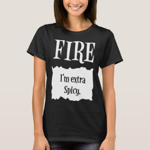 Camiseta Incêndio - Roupa de Taco de Halloween de Hot Packe