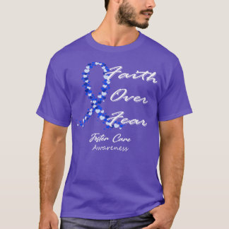 Camiseta Incentivar A Consciência A Fé Sobre O Medo Nesta F