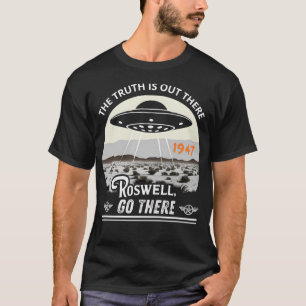 Camiseta Incidente De Roswell Ufo Crash Ou Cobrir