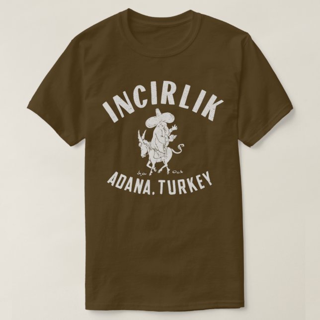 Camiseta Incirlik Hodja, cerca dos anos 70 e 80 (Frente do Design)