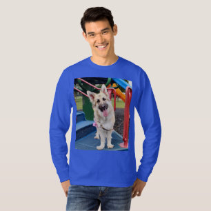 Camiseta Inclinação da cabeça feliz