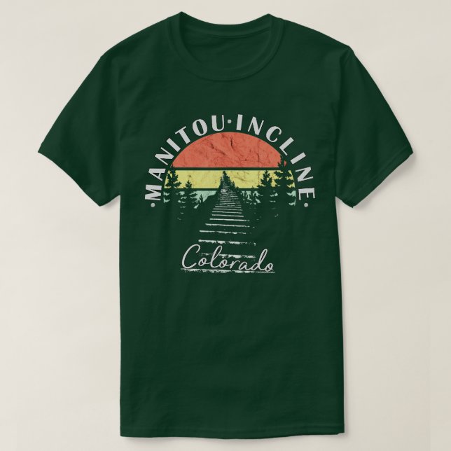 Camiseta Incline Manitou Primavera Colorado (Frente do Design)