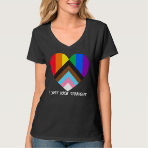 Camiseta Inclusão Cardíaca do Orgulho de Progresso, Eu Apen
