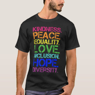 Camiseta Inclusão Igualdade Diversidade Direitos Humanos 1