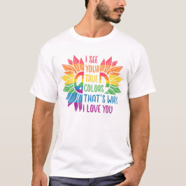 CAMISETA INCLUSÃO POSITIVA DE SUPORTE AO ORDENAMENTO LGBTQ