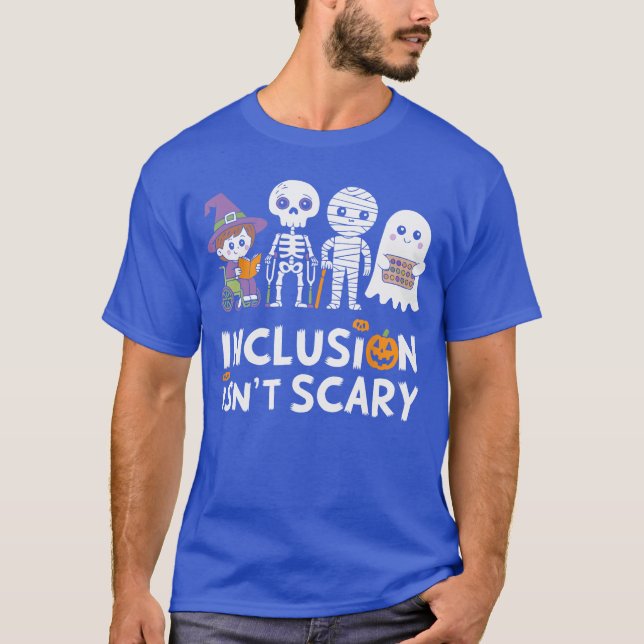 Camiseta Inclusion Halloween Autism Spooky Inclusivity Tric (Frente)