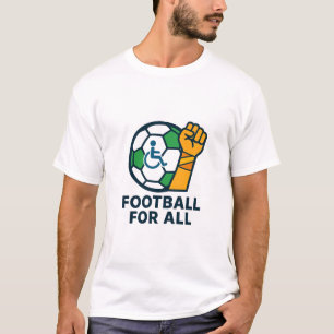 Camiseta "Inclusive Football Power Tee — Comemora a Habilid