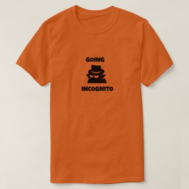 CAMISETA INCOGNITO (Frente do Design)