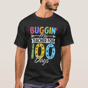 Camiseta Incomodando Meu Professor por 100 Dias de Alunos