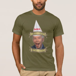 Camiseta Incompetente e Incontinente de Biden