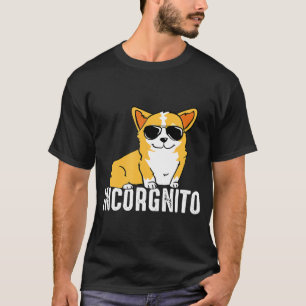 Camiseta Incorgnito Corgi Dog Tee