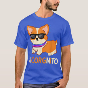 Camiseta INCORGNITO Corgis Funny Corgi Cães Pun