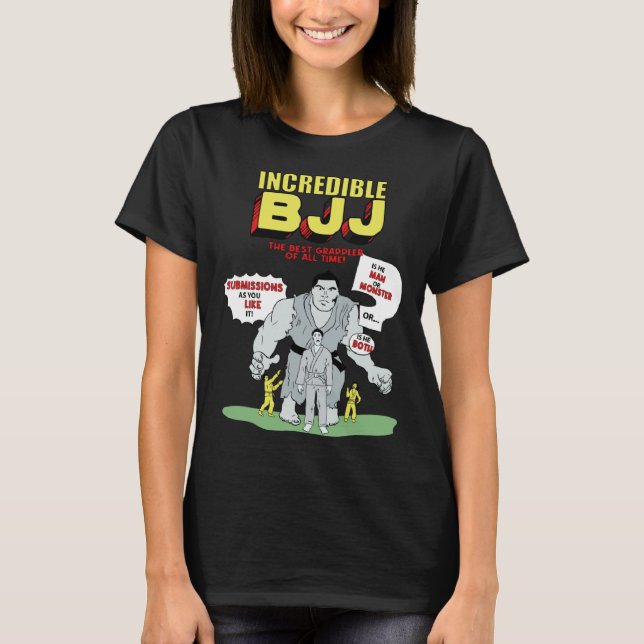 Camiseta Incredible BJJ Brazilian Jiu Jitsu BJJ MMA (Frente)