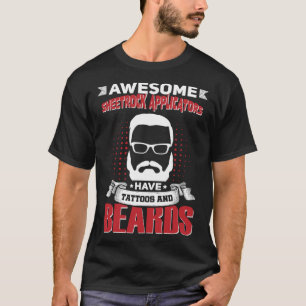 Camiseta Incríveis Aplicadores de Sheetrock Tatuagem de Col