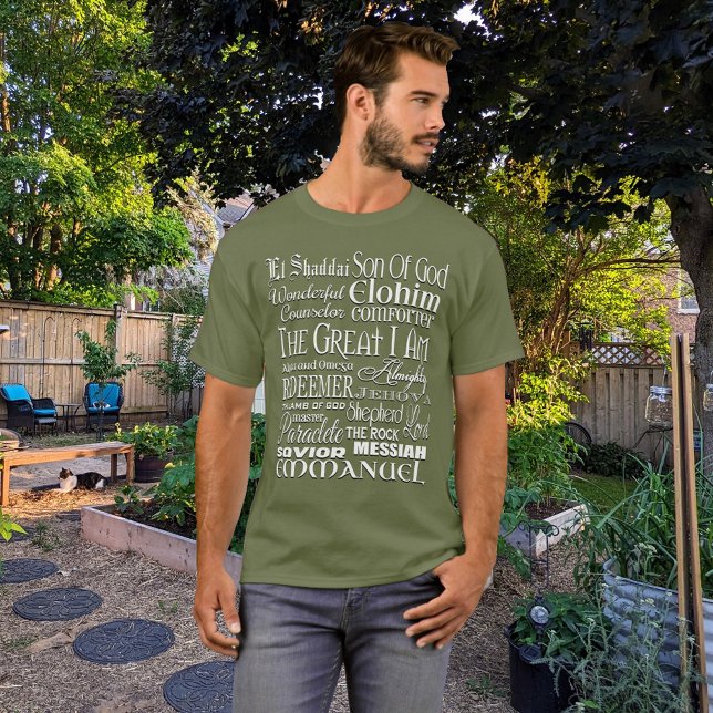 Camiseta Incríveis Nomes de Deus (Criador carregado)