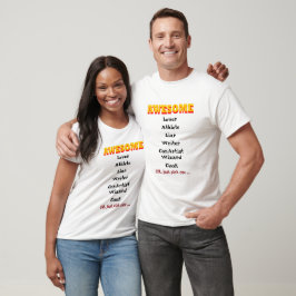 Camiseta Incrível