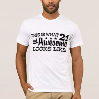 Camiseta Incrível 21 Anos