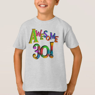 Camiseta Incrível 30 t-shirts e presentes