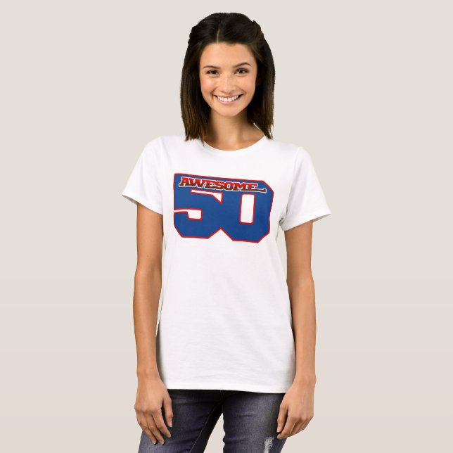 Camiseta incrível 50 (Frente Completa)