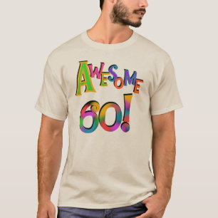Camiseta Incrível 60 t-shirts e presentes