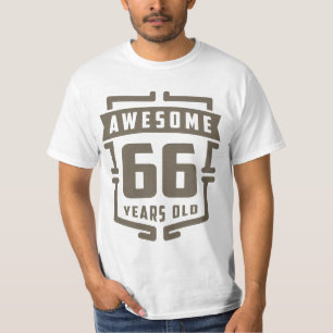 Camiseta Incrível 66 Anos