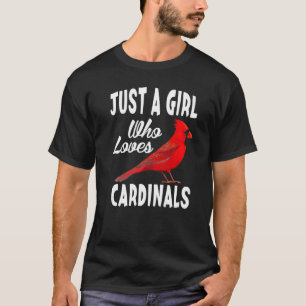 Camiseta Incrível Apenas Uma Menina Que Ama Pássaros Cardin