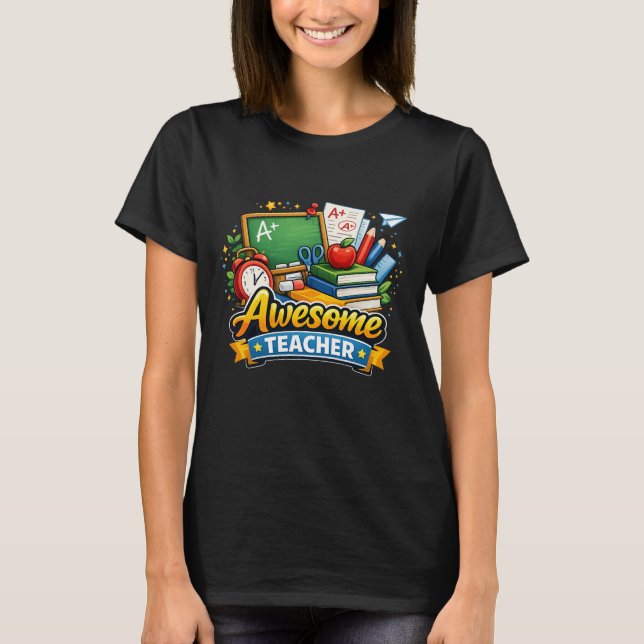 Camiseta Incrível Apreciação de Professor (Frente)