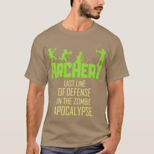 Camiseta Incrível Arco de Impressão Mens Mulheres do Zombie