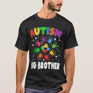 Camiseta Incrível Autismo Grande Irmão Levantando a Consciê
