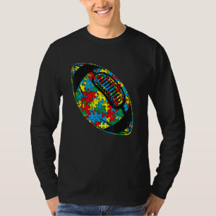 Camiseta Incrível Autismo Rugby Autismo Autismo Autismo Cri