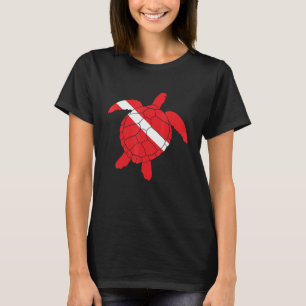 Camiseta Incrível Bandeira de Mergulho de Escafandro Mergul