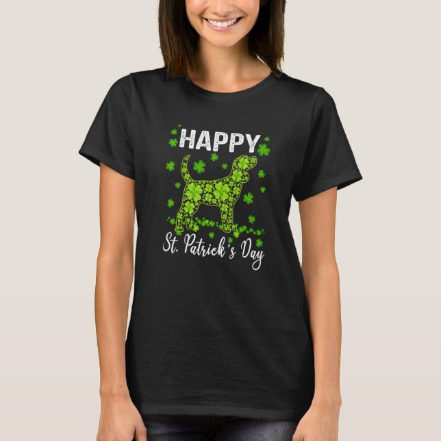 Camiseta Incrível Beagle Saint Patrick S Day Pai Mãe (Frente)