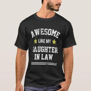 Camiseta Incrível Como Minha Filha De Pai De Direito Mãe Fa