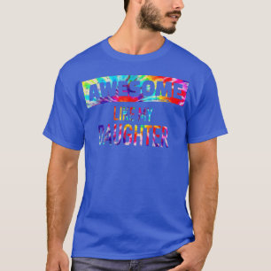 Camiseta Incrível Como Minha Filha Tie Dye Padre Fam
