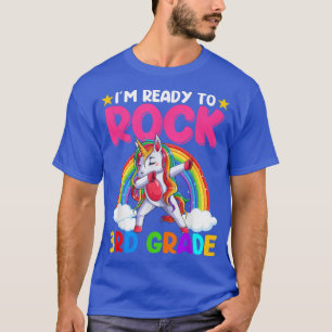 Camiseta Incrível Dabbing Unicorn 3º ano pronto para balanç