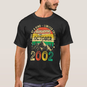 Camiseta Incrível De 20 Anos Desde Outubro De 2002, 20 Birt