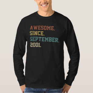 Camiseta Incrível De 21 Anos Desde Setembro De 2001 21rua 1