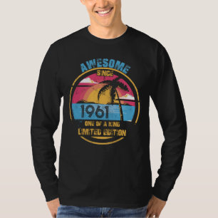 Camiseta Incrível De 61 Anos Desde 1961 61rua Aniversário