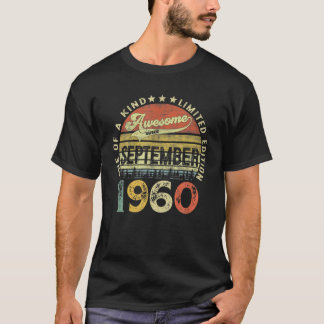 Camiseta Incrível De 61 Anos Desde Setembro De 1960 61Rua B