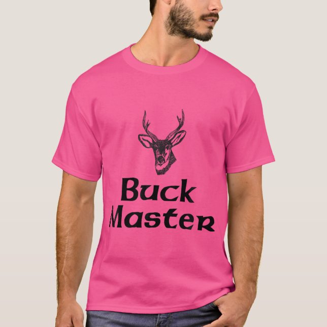 Camiseta Incrível Deer Hunter Buck Mestre Caçando Presente  (Frente)