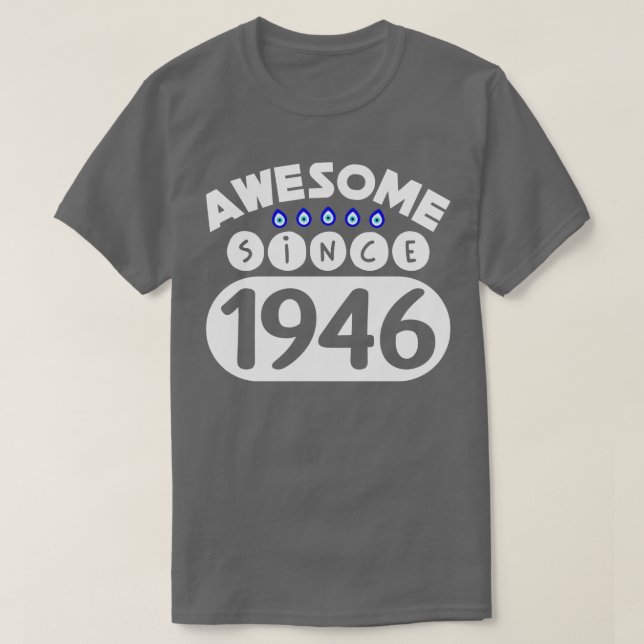 Camiseta Incrível desde 19 (Frente do Design)