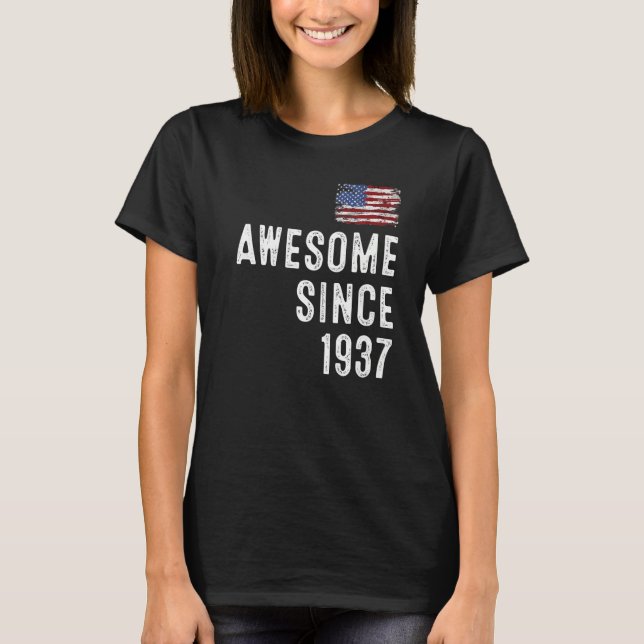 Camiseta Incrível desde 1938, 85.º aniversário Premium (Frente)