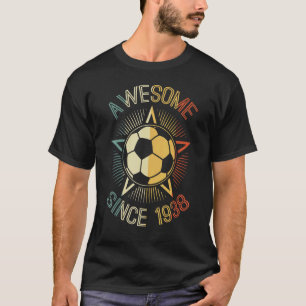 Camiseta Incrível Desde 1938 Aniversário Do Futebol - Bday